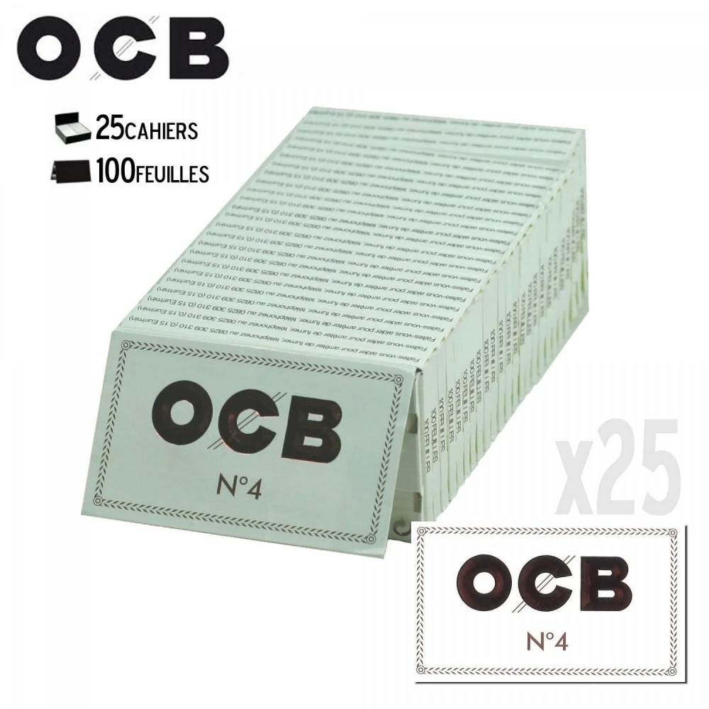 25 Cahiers De Papier à Rouler OCB Blanc 2 25 Cahiers De Papier à Rouler OCB Blanc – Image 2