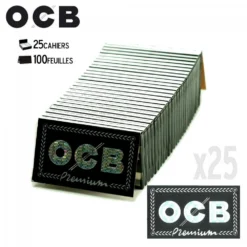 25 Carnets De Feuilles OCB Premium
