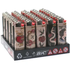 Bic Barquette De 50 Briquets J26 Tattoo