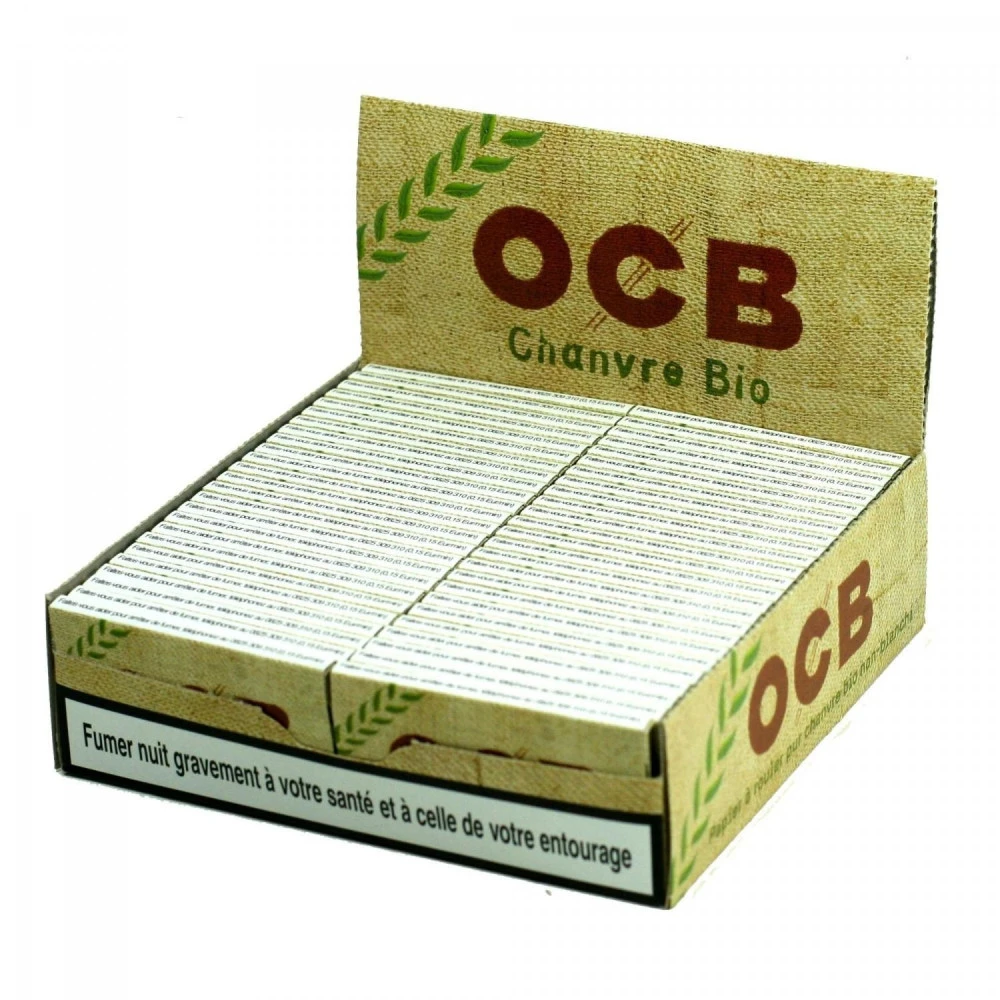 Boite De 50 Paquets OCB Chanvre Bio (Regular) 2 Boite De 50 Paquets OCB Chanvre Bio (Regular) – Image 2