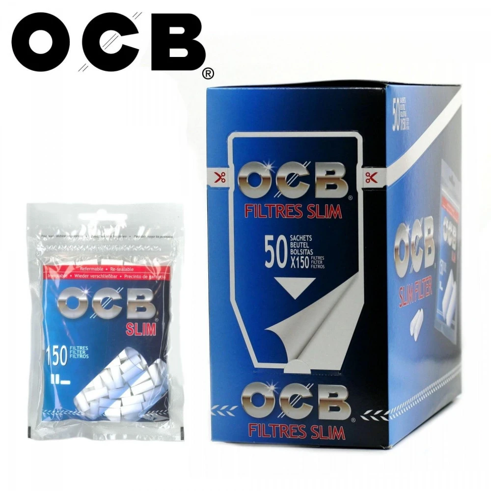 Boite De 50 Sachets De Filtre Slim OCB 2 Boite De 50 Sachets De Filtre Slim OCB – Image 2