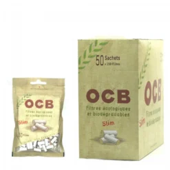 Boite De 50 Sachets De Filtres Slim Bio - OCB -Truc Chic Soldes Magasin boite de 50 sachets de filtres slim bio ocb 3