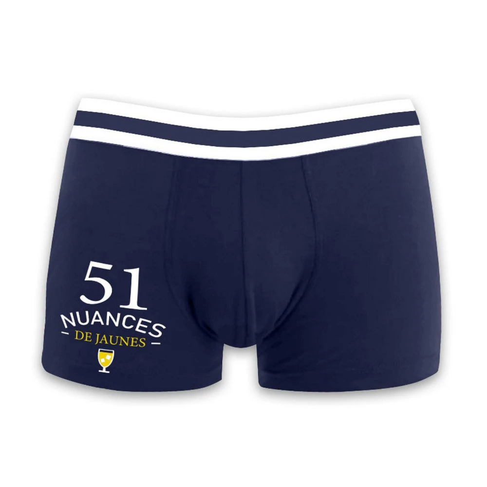 Boxer - 51 Nuances De Jaunes - Taille XL 1 Boxer - 51 Nuances De Jaunes - Taille XL