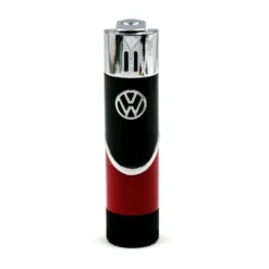 Briquet Cylindre Bicolore Volkswagen Rouge Et Noir