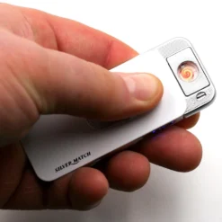 Briquet Silvermatch Turnable - Blanc -Truc Chic Soldes Magasin briquet silvermatch turnable blanc 2