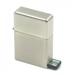 Briquet USB E-flame - Couleur Aluminium -Truc Chic Soldes Magasin briquet usb e flame couleur aluminium 3