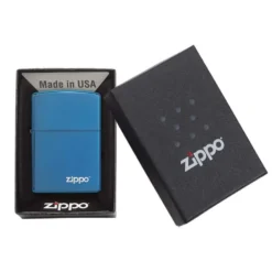 Briquet Zippo Logo - Saphir -Truc Chic Soldes Magasin briquet zippo logo saphir 2