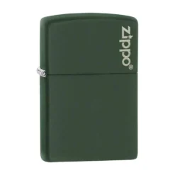 Briquet Zippo Logo - Vert Mat