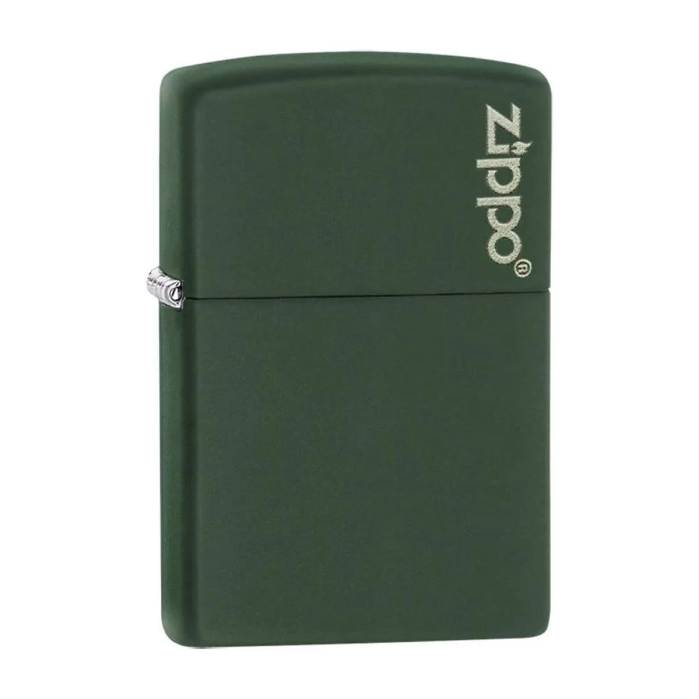 Briquet Zippo Logo - Vert Mat 1 Briquet Zippo Logo - Vert Mat
