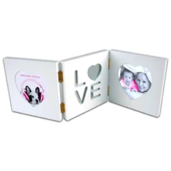 Cadre Photo 3 Volets En Bois