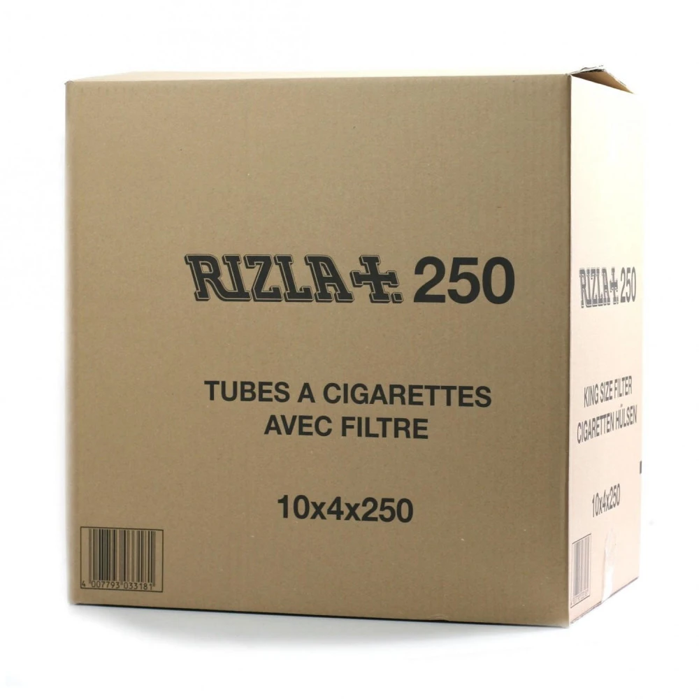 Carton De 40 Boîtes De 250 Tubes - Rizla+ 1 Carton De 40 Boîtes De 250 Tubes - Rizla+