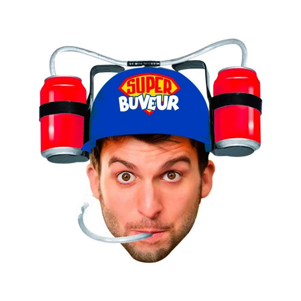 Casque Super Héros - Super Buveur 1 Casque Super Héros - Super Buveur