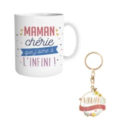 Coffret Mug Et Porte Clés - Maman