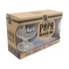 Coffret Verre Et Sous Verre - Papa Au Rhum