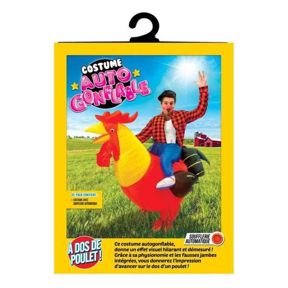 Costume Auto Gonflable – A Dos De Poulet 2 Costume Auto Gonflable – A Dos De Poulet – Image 2