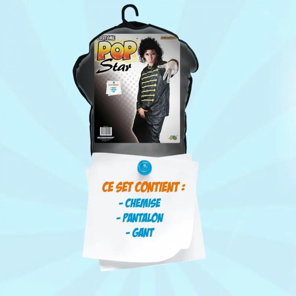 Costume De Pop Star - Déguisement Adulte 4 Costume De Pop Star - Déguisement Adulte – Image 4
