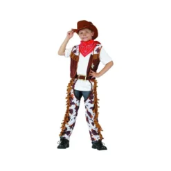 Costume Enfant Cow Boy Taille 7-9 Ans (M)