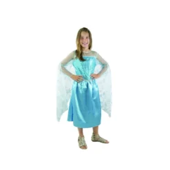 Costume Enfant Reine Des Glaces Taille 7-9 Ans (M)