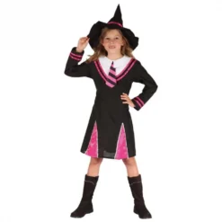 Costume Enfant Sorcière Taille 5-6 Ans (S)