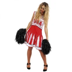 Costume Pom Pom Girl Zombie - Taille Adulte