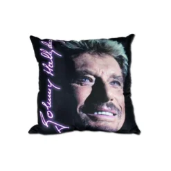 Coussin Johnny Hallyday Visage
