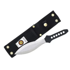 COUTEAU LANCER HERBERTZ NOIR 12CM INOX + ETUIRéf. : 130821