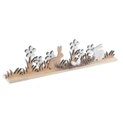 Déco De Pâques En Bois - Lapins