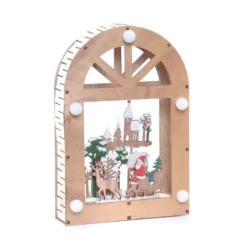 Décoration Cadre LED Traineau Du Père Noël