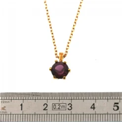 Eye Of The Tiger - Pendentif Avec Pierre Violette -Truc Chic Soldes Magasin eye of the tiger pendentif avec pierre violette 2