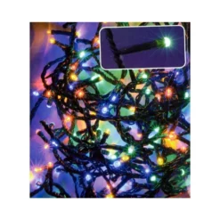 Guirlande Clignotante Extérieur & Intérieur - 108 LED Multicolores