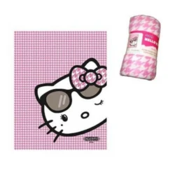 Hello Kitty - Plaid Polaire Hello Kitty