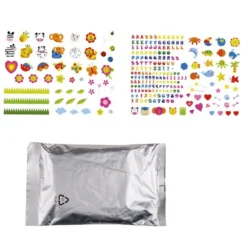 Kit Cadre Photo Avec Empreinte Et Stickers Pour Bébé -Truc Chic Soldes Magasin kit cadre photo avec empreinte et stickers pour bebe 2