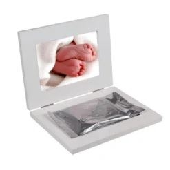 Kit Cadre Photo Avec Empreinte Et Stickers Pour Bébé