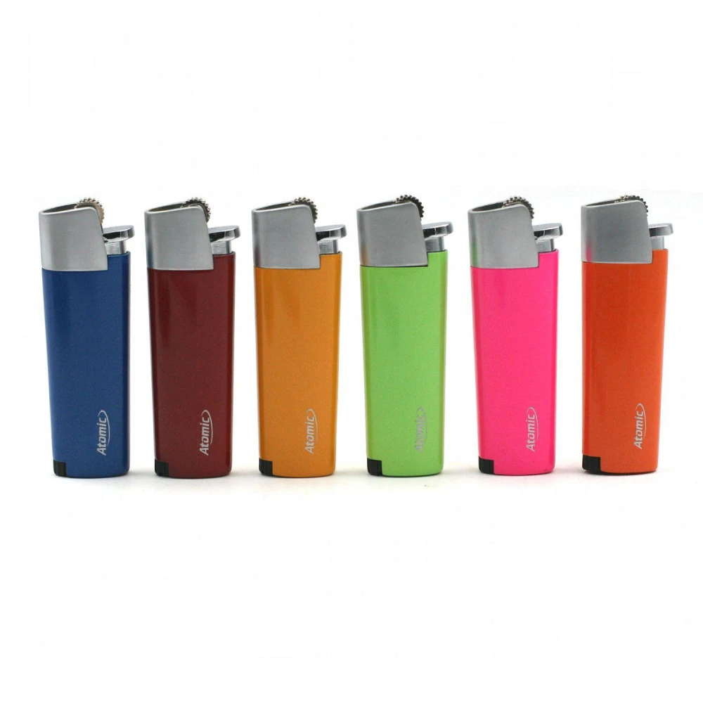 Lot De 12 Briquets Métal Luxe Atomic 2 Lot De 12 Briquets Métal Luxe Atomic – Image 2