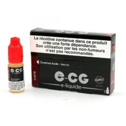 Lot De 5 Flacons E-CG - Café 11 Mg/ml