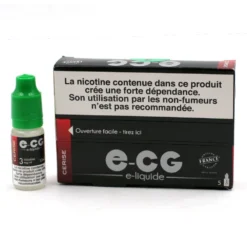 Lot De 5 Flacons E-CG - Goût Cerise 3 Mg/ml