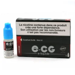 Lot De 5 Flacons E-CG - Goût Cerise 6 Mg/ml
