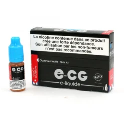 Lot De 5 Flacons E-CG - Goût Cubain 6 Mg/ml