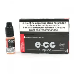 Lot De 5 Flacons E-CG - Goût Fraise Des Bois 16 Mg/ml