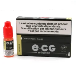 Lot De 5 Flacons E-CG - Goût Vanille 11 Mg/ml