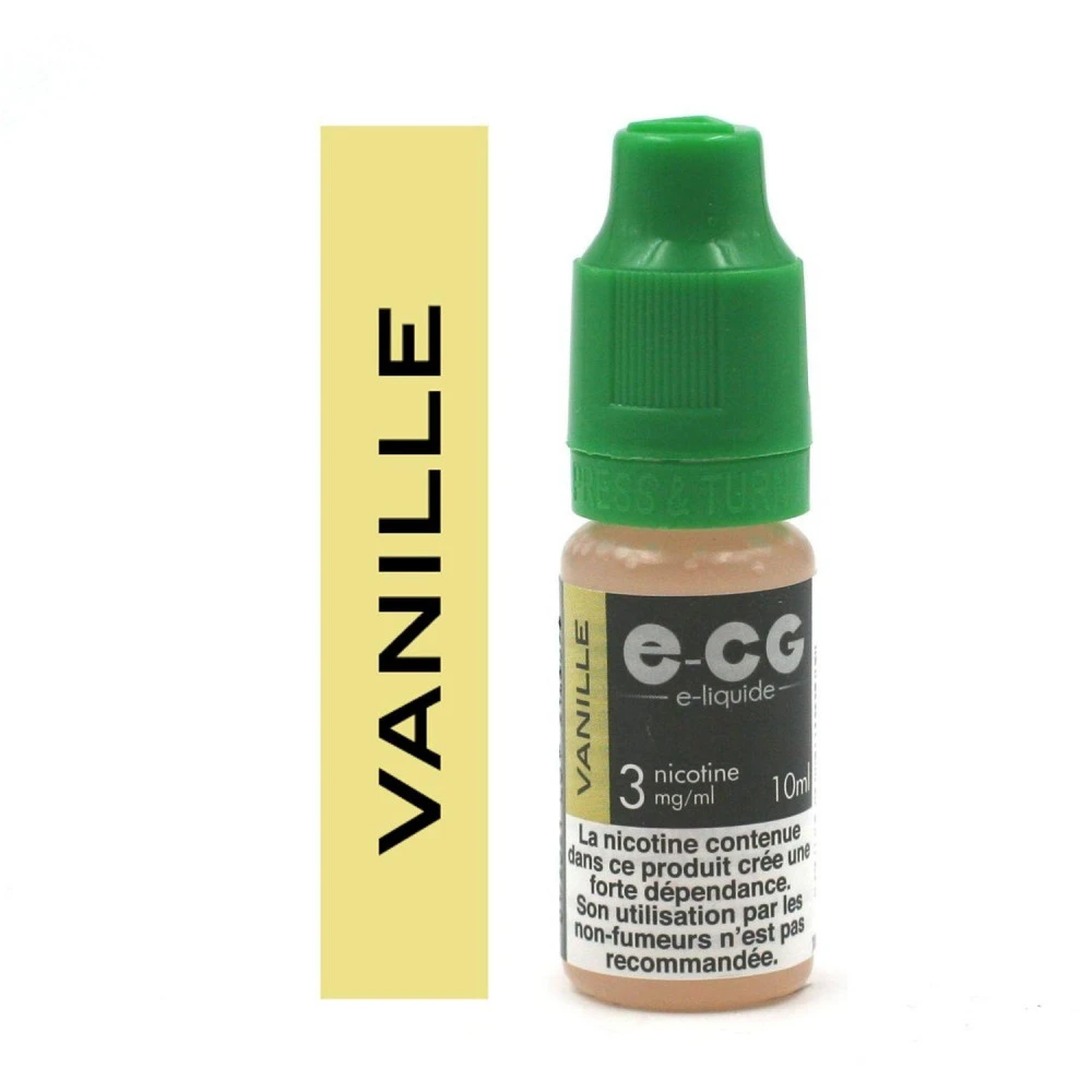 Lot De 5 Flacons E-CG - Goût Vanille 3 Mg/ml 3 Lot De 5 Flacons E-CG - Goût Vanille 3 Mg/ml – Image 3