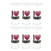 Lot De Six Verre - I Love Maman