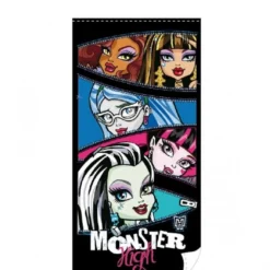 Monster High Serviette De Bain Black -Truc Chic Soldes Magasin monster high serviette de bain black 2