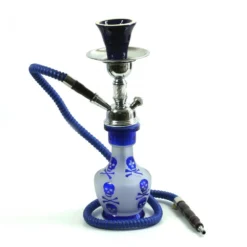 Forest Narguilé à Tête De Mort (33 Cm) - Bleu -Truc Chic Soldes Magasin narguile a tete de mort 33 cm bleu 2