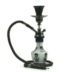 Forest Narguilé à Tête De Mort (33 Cm) - Noir