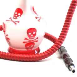 Forest Narguilé à Tête De Mort (33 Cm) - Rouge -Truc Chic Soldes Magasin narguile a tete de mort 33 cm rouge 3