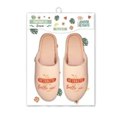 Pantoufles Retraite C'est La Belle Vie ! T 36 - 38 -Truc Chic Soldes Magasin pantoufles retraite c est la belle vie t 36 38 2
