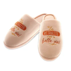 Pantoufles Retraite C'est La Belle Vie ! T 36 - 38