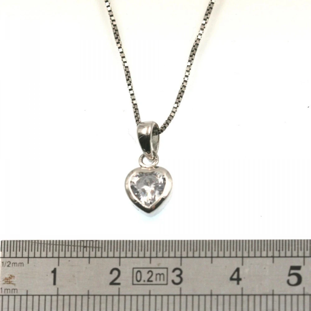 Pendentif Argent Avec Côur Pierre (494966) 4 Pendentif Argent Avec Côur Pierre (494966) – Image 4