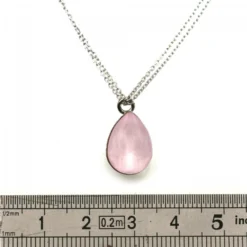 Pendentif LightPink Oe Chaine En Argent Avec Pierre Rose (491173) -Truc Chic Soldes Magasin pendentif lightpink oe chaine en argent avec pierre rose 491173 3